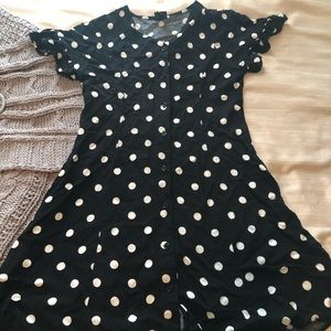 Girls button up dress.